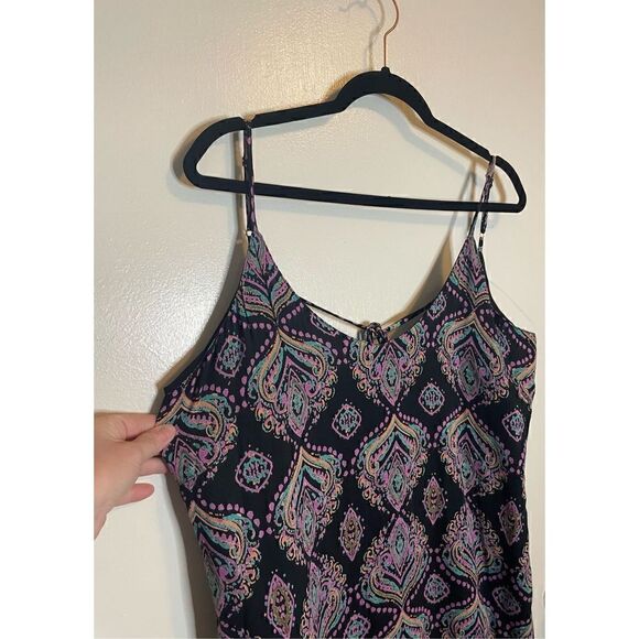 Altar'd State Black Size Medium Low Back Sleeveless Boho mini Dress size L NWT - Picture 3 of 12